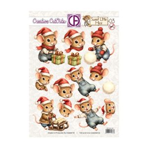 Collagevel sweet little mice christmas 3