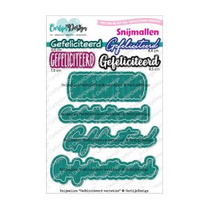 Stansmal gefeliciteerd variaties