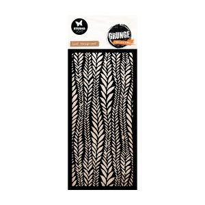 Stencil leaf background