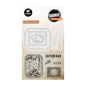 Stansmal & stempel label & stamp