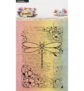 Stempel background Dragonfly Dreams