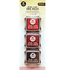 Water-reactive ink pads soft