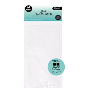 Foam tape blokjes zwart 3×3 mm