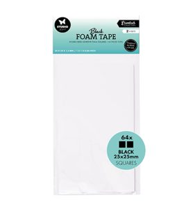 Foam tape blokjes zwart 2,5×2,5 mm