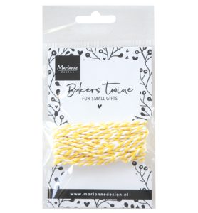 Bakers Twine  geel/wit
