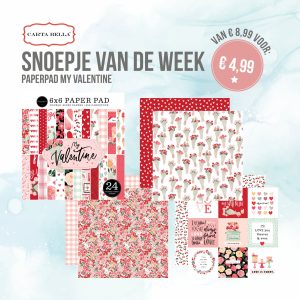 Designpapier my valentine