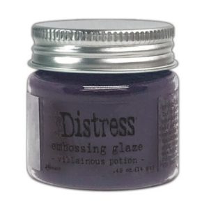 Distress embossing glaze  villainous potion