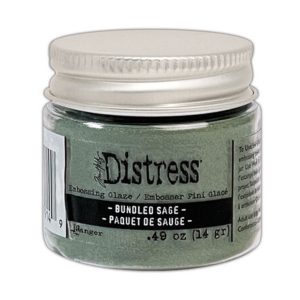 Distress embossing glaze bundled sage
