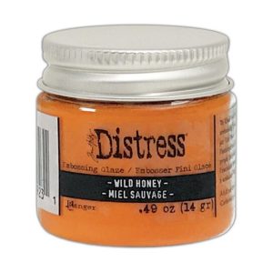 Distress embossing glaze  wild honey